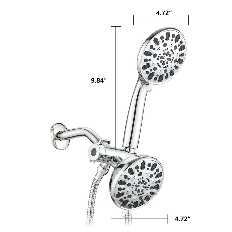 Proox Dual Shower Head 18 Gpm Gpm Wayfair Canada 